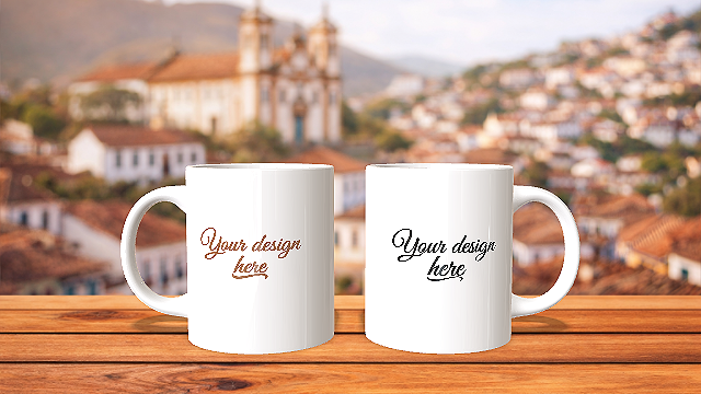 Two Mugs - Separated
