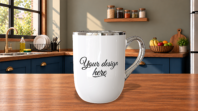 Caneca Imperial (alça e borda cromada) - 325ml