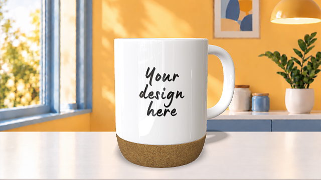 Mug with cork base - 400ml