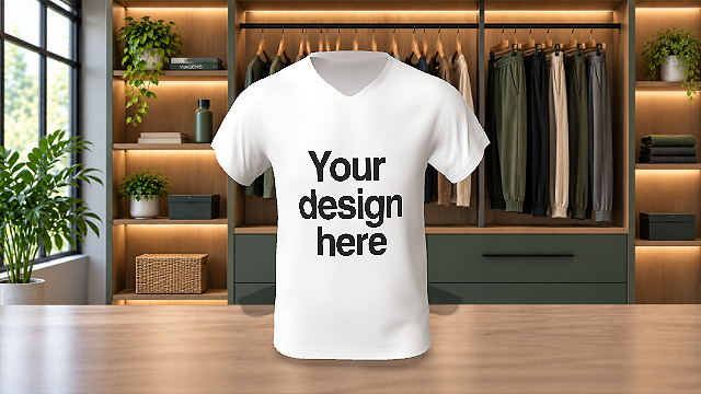 Camiseta de hombre (Cuello en V)