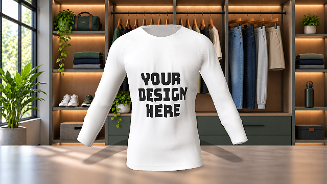 Camiseta Masculina Raglan 3/4