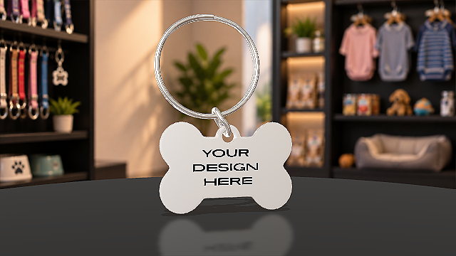 Bone Keychain