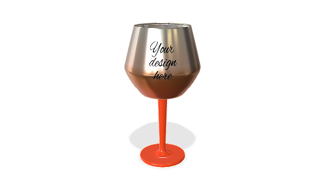 Taça/Copo Térmico (2 em 1)  414ml - Degradê
