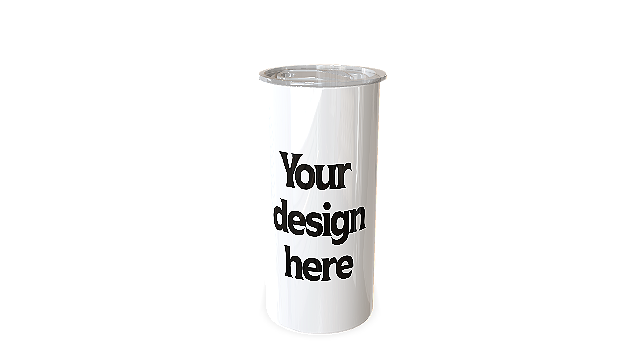 Vaso Skinny Tumbler Blanco   - 15oz