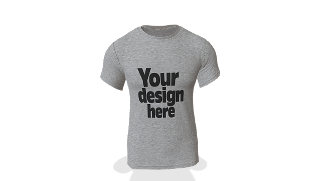 Camiseta Masculina (Cinza Mescla)
